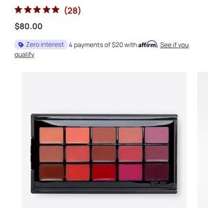Esum MUSE beauty Professional Lip Palette - Multi-Color